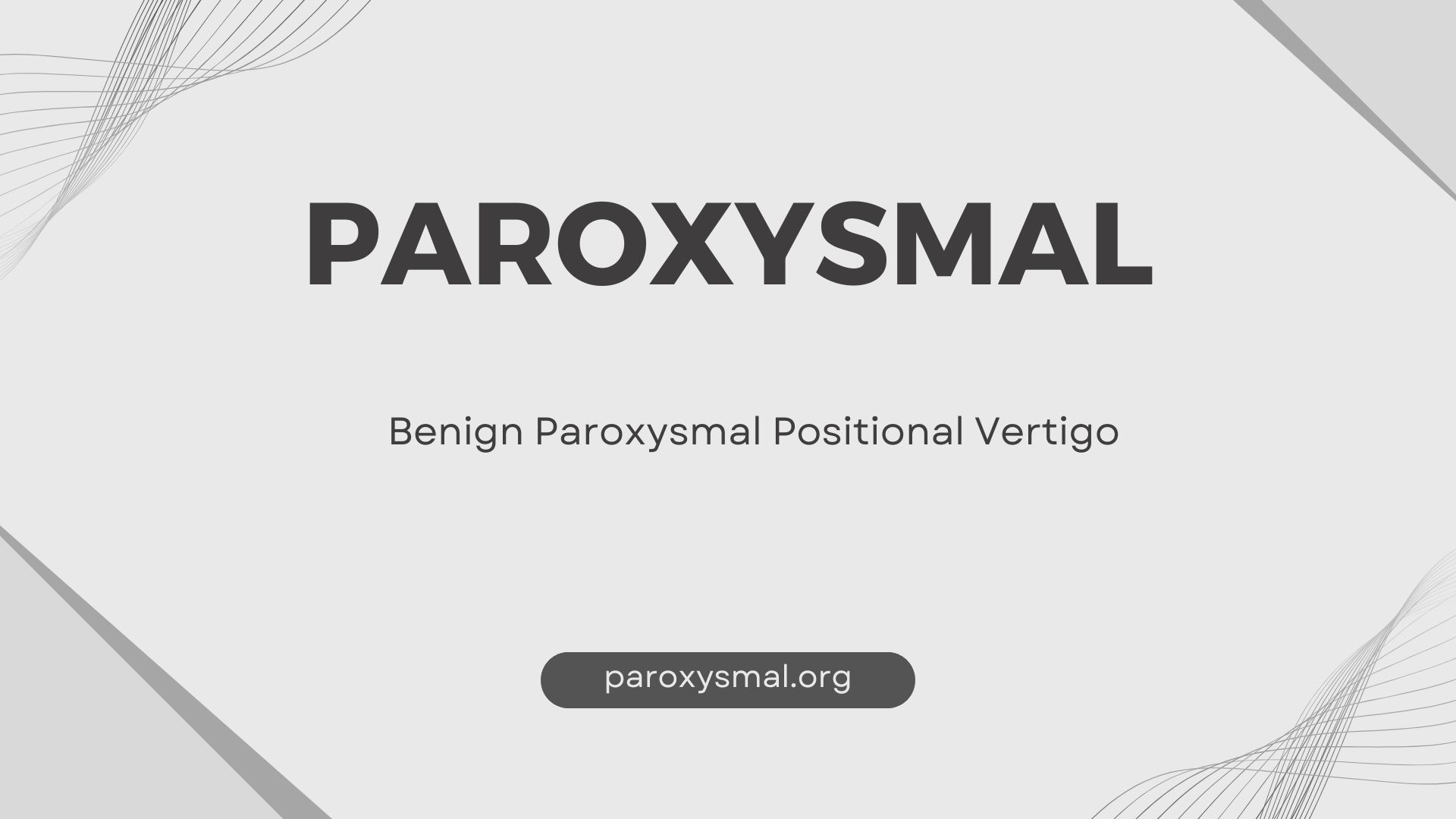 Paroxysmal: Unlocking the Truth About Sudden Health Episodes